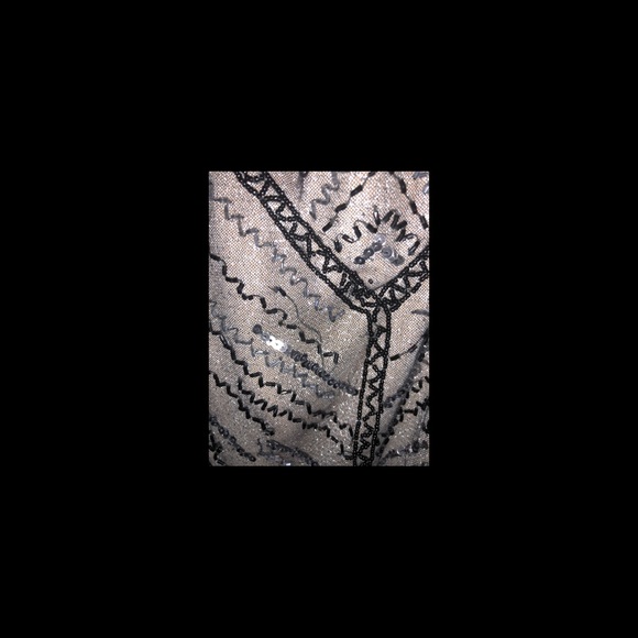 Tiffany's prom gown, homecoming dress silver black - Picture 5 of 8